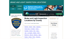 Desktop Screenshot of brakeandlightinspectionlocation.com